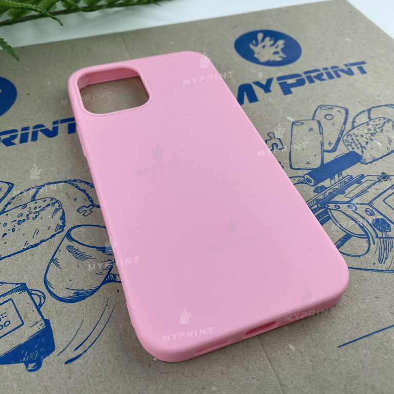 Чехол силиконовый для iPhone 12 / 12 Pro розовый (6802)  Чехол силиконовый для iPhone 12 / 12 Pro розовый (6802)