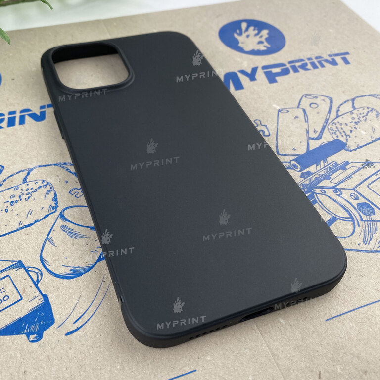 Чехол силиконовый для iPhone 12 Pro Max черный (6797)  Чехол силиконовый для iPhone 12 Pro Max черный (6797)