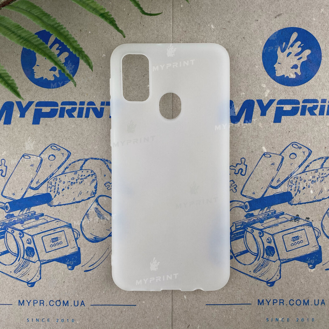 Чохол силіконовий для Samsung M30s / M21 білий (6749) - фото 1 - Чохли для УФ друку