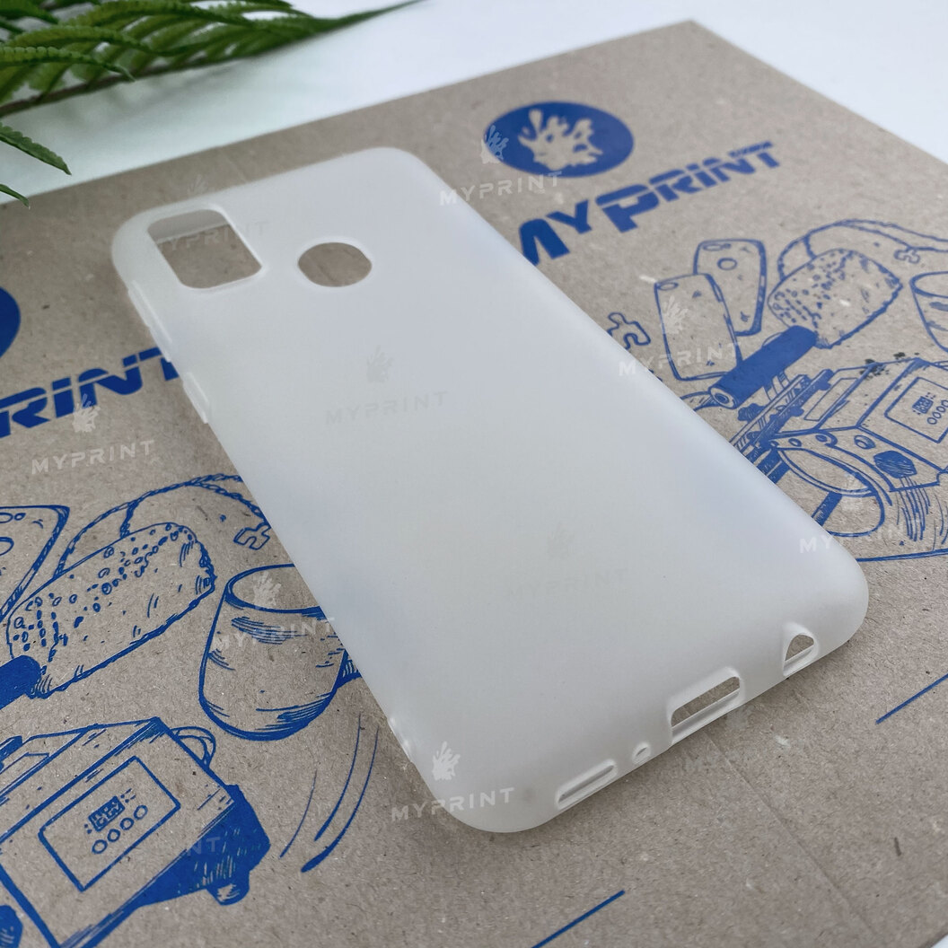 Чохол силіконовий для Samsung M30s / M21 білий (6749) - фото 2 - Чохли для УФ друку