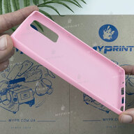 Чохол силіконовий для Samsung Note 20 рожевий (6812) - фото 3 - Чохли для УФ друку