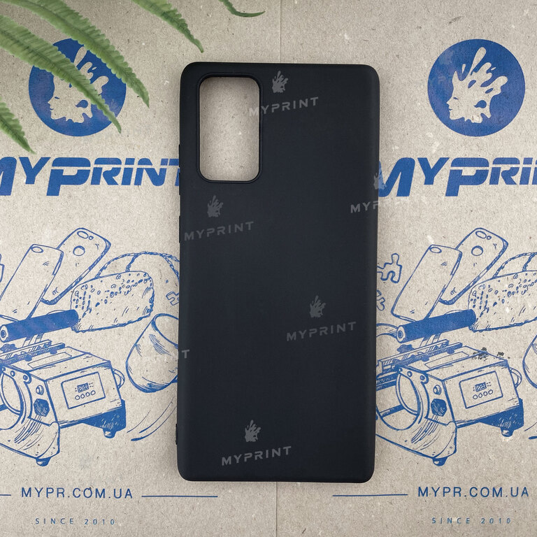 Чохол силіконовий для Samsung Note 20 чорний (6813) 
