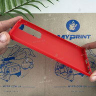 Чохол силіконовий для Samsung Note 20 Ultra червоний (6817) - фото 3 - Чохли для УФ друку