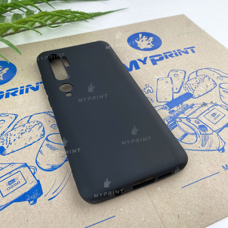 Чохол силіконовий для Xiaomi Mi Note 10 чорний (6663)  Чохол силіконовий для Xiaomi Mi Note 10 чорний (6663)