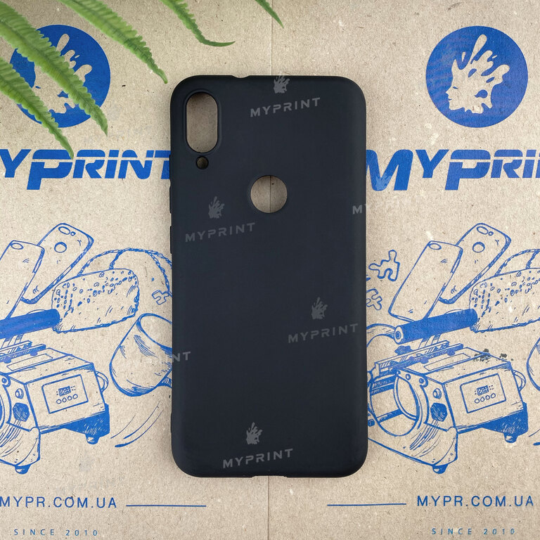 Чохол силіконовий для Xiaomi MI Play чорний (6668) 