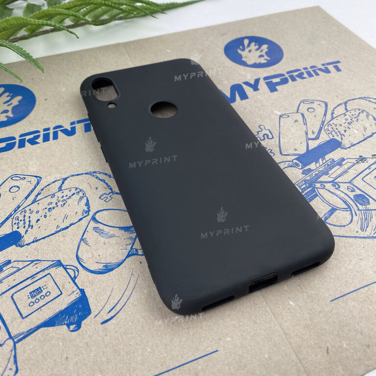 Чохол силіконовий для Xiaomi MI Play чорний (6668) 