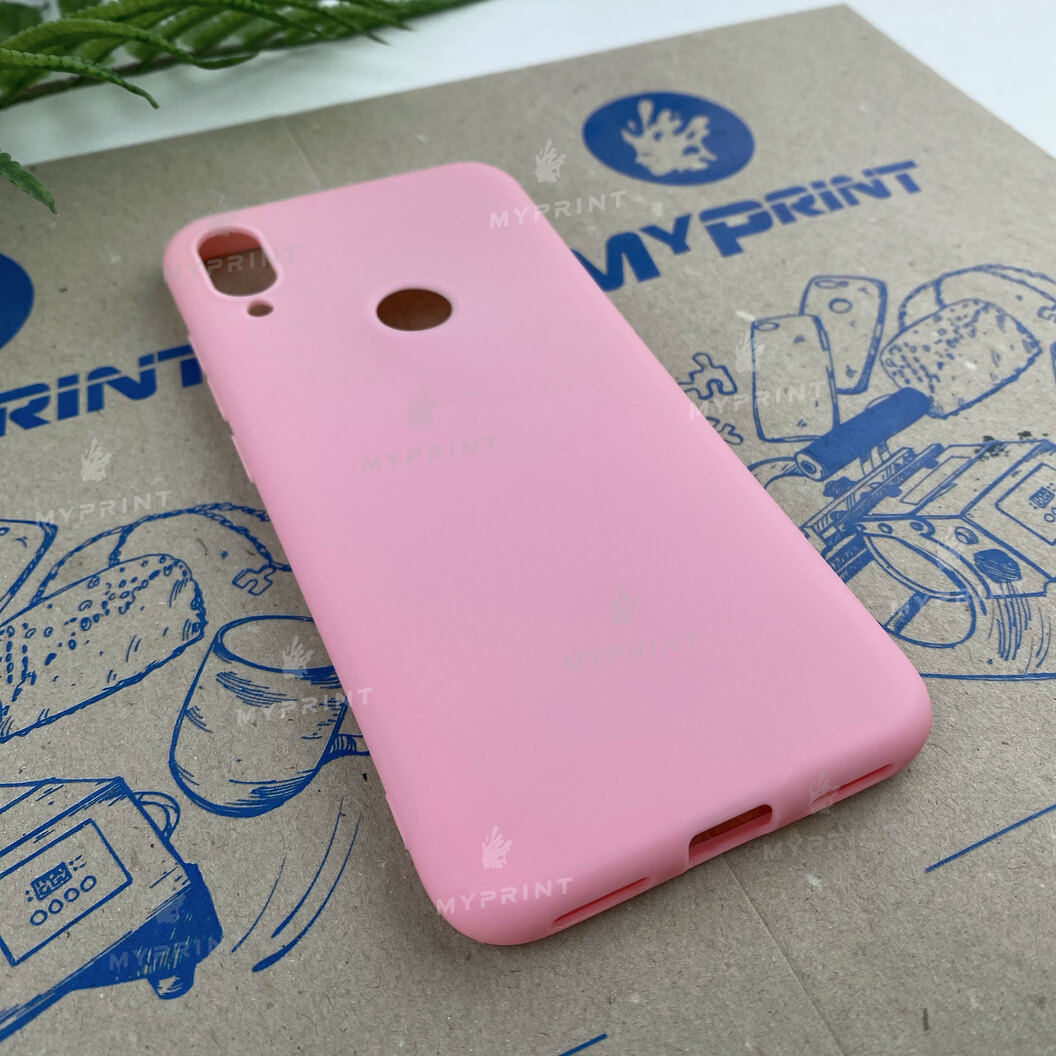 Чохол силіконовий для Xiaomi MI Play рожевий (6669) - фото 2 - Чохли для УФ друку