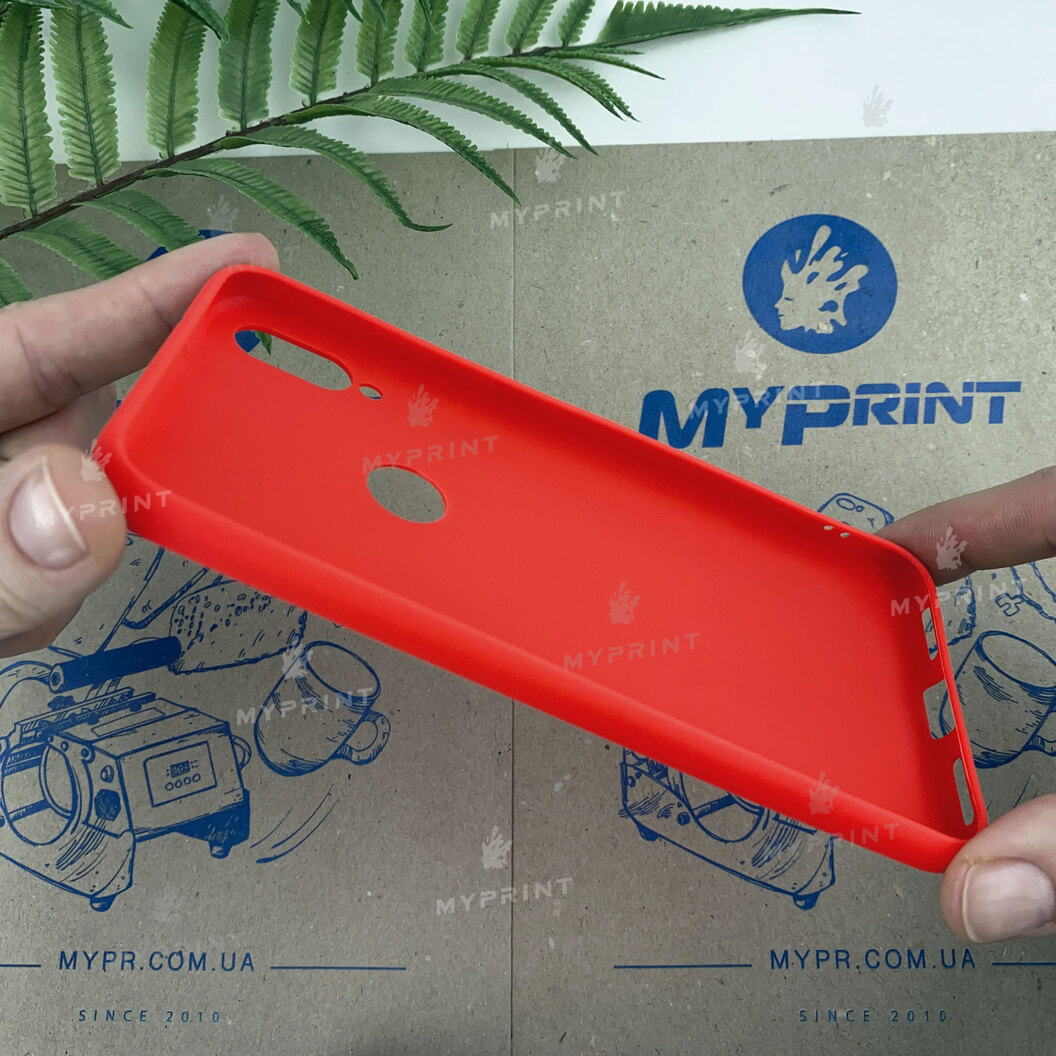 Чохол силіконовий для Xiaomi MI Play червоний (6670) - фото 3 - Чохли для УФ друку