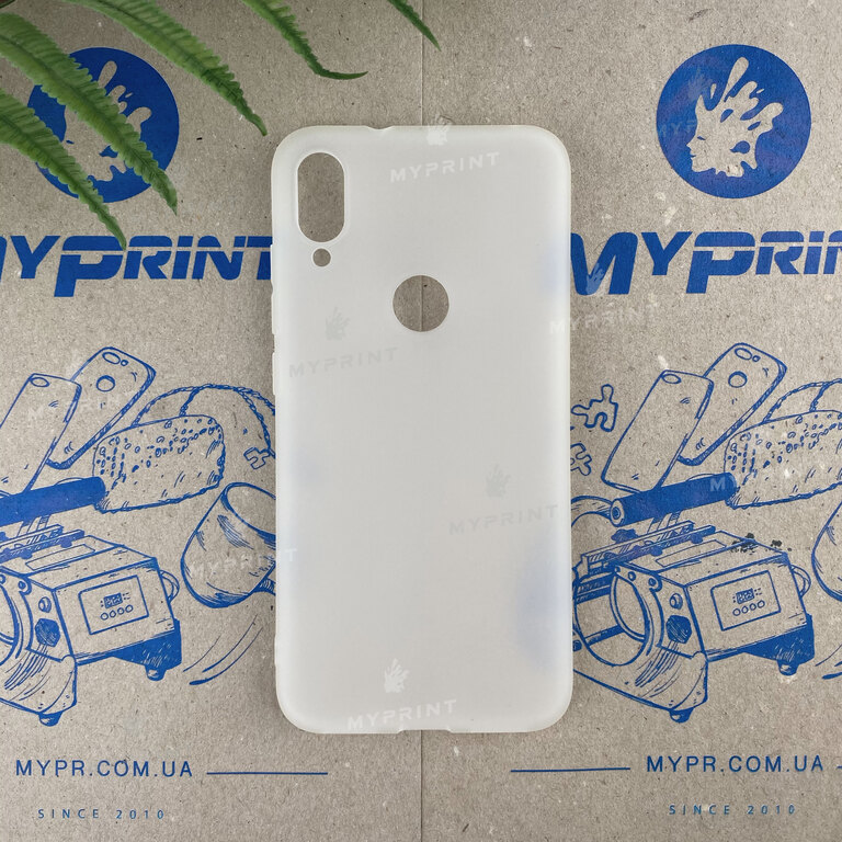 Чохол силіконовий для Xiaomi MI Play білий (6671) 