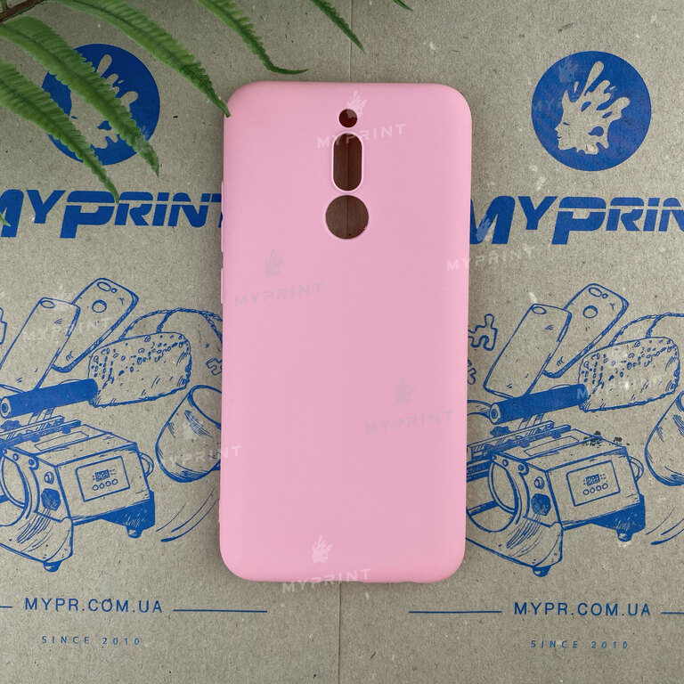 Чохол силіконовий для Xiaomi Redmi 8 рожевий (6675) 