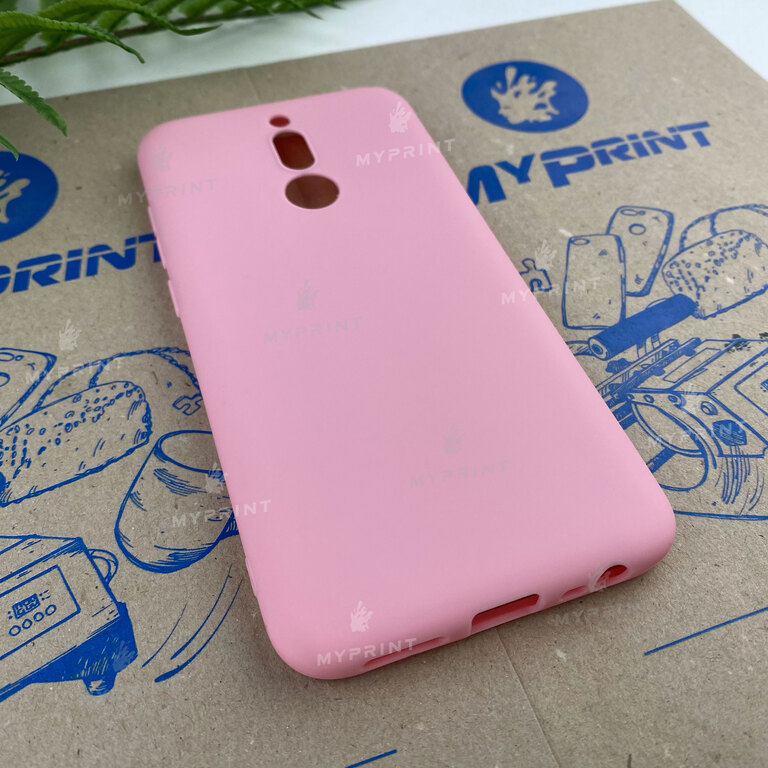 Чохол силіконовий для Xiaomi Redmi 8 рожевий (6675) 