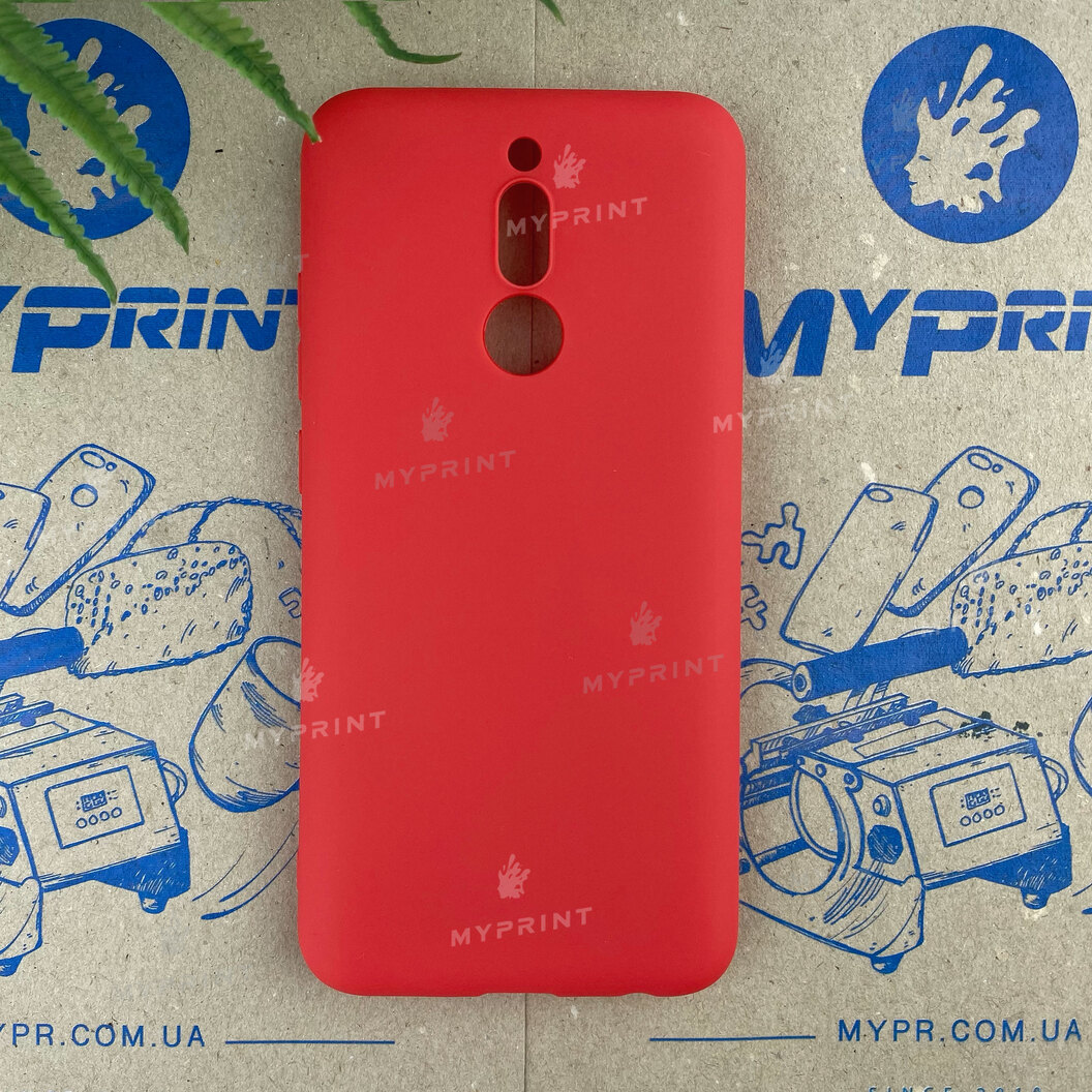 Чохол силіконовий для Xiaomi Redmi 8 червоний (6674) - фото 1 - Чохли для УФ друку