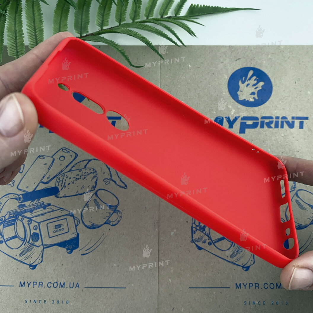 Чохол силіконовий для Xiaomi Redmi 8 червоний (6674) - фото 3 - Чохли для УФ друку