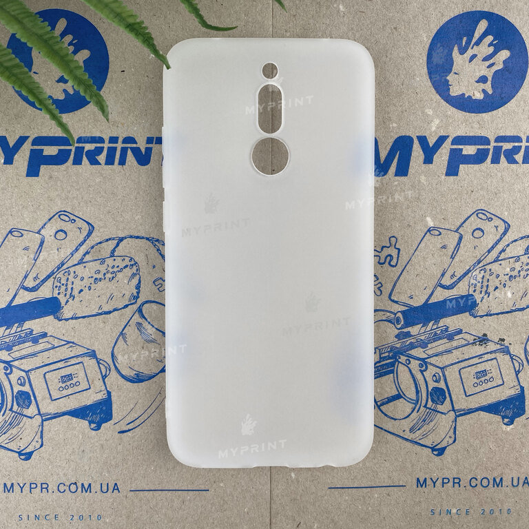 Чохол силіконовий для Xiaomi Redmi 8 білий (6676) 