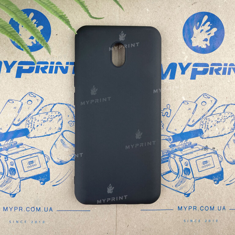 Чохол силіконовий для Xiaomi Redmi 8a чорний (6678) 