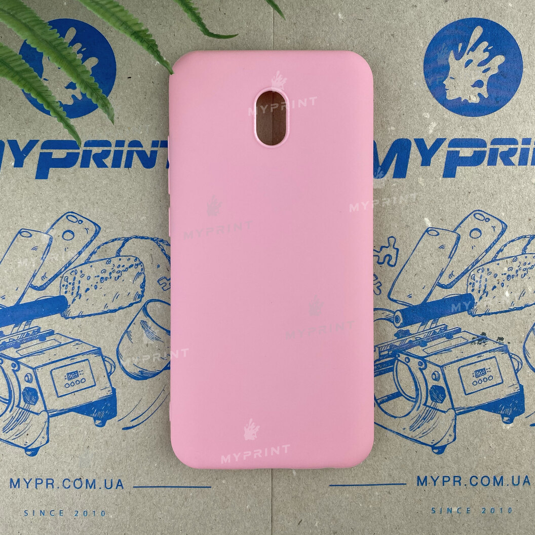 Чохол силіконовий для Xiaomi Redmi 8a рожевий (6680) - фото 1 Чохол силіконовий для Xiaomi Redmi 8a рожевий (6680) - фото 1 - Чохли для УФ друку