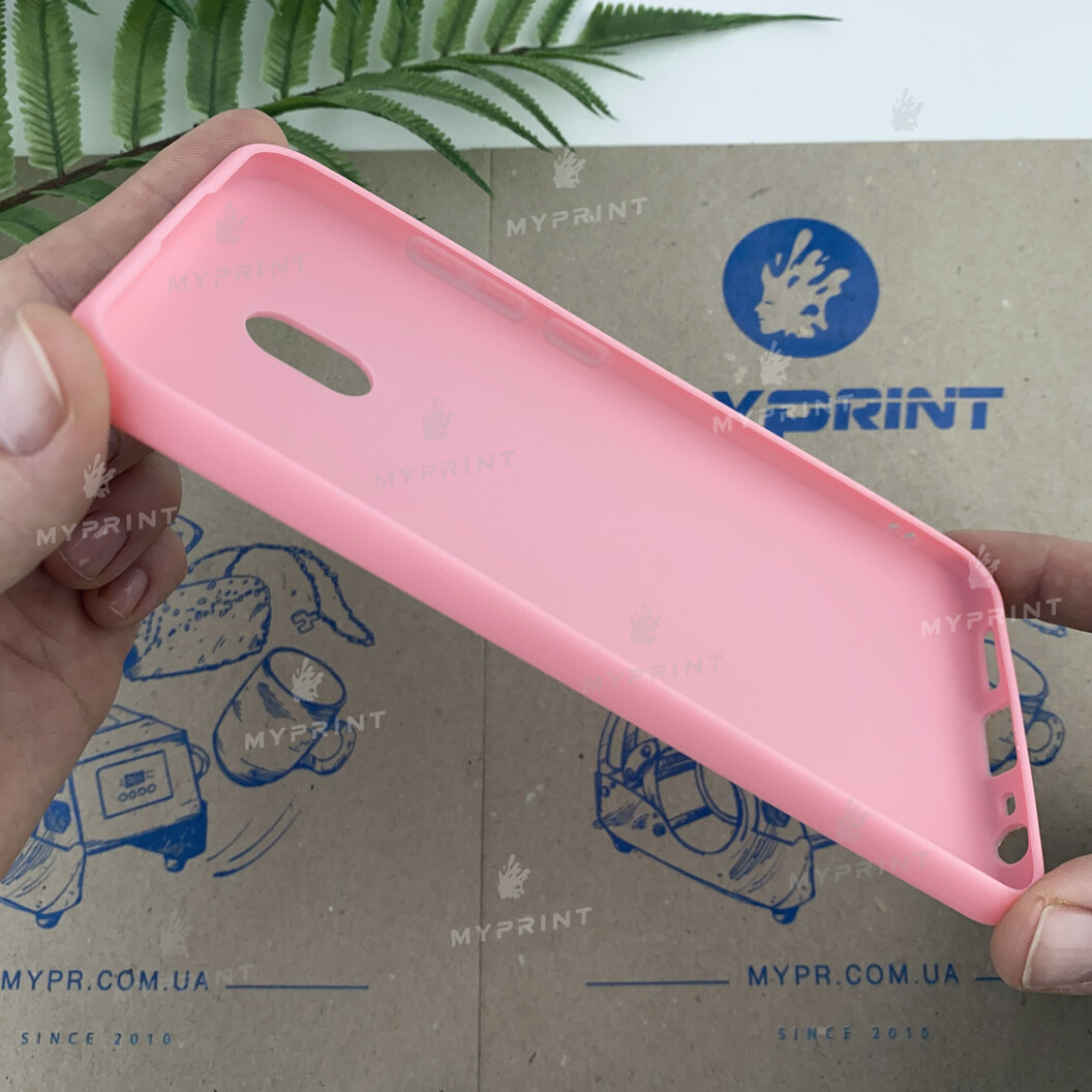 Чохол силіконовий для Xiaomi Redmi 8a рожевий (6680) - фото 3 Чохол силіконовий для Xiaomi Redmi 8a рожевий (6680) - фото 3 - Чохли для УФ друку
