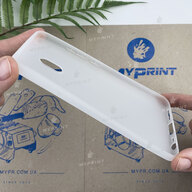 Чохол силіконовий для Xiaomi Redmi 8a білий (6681) - фото 3 - Чохли для УФ друку