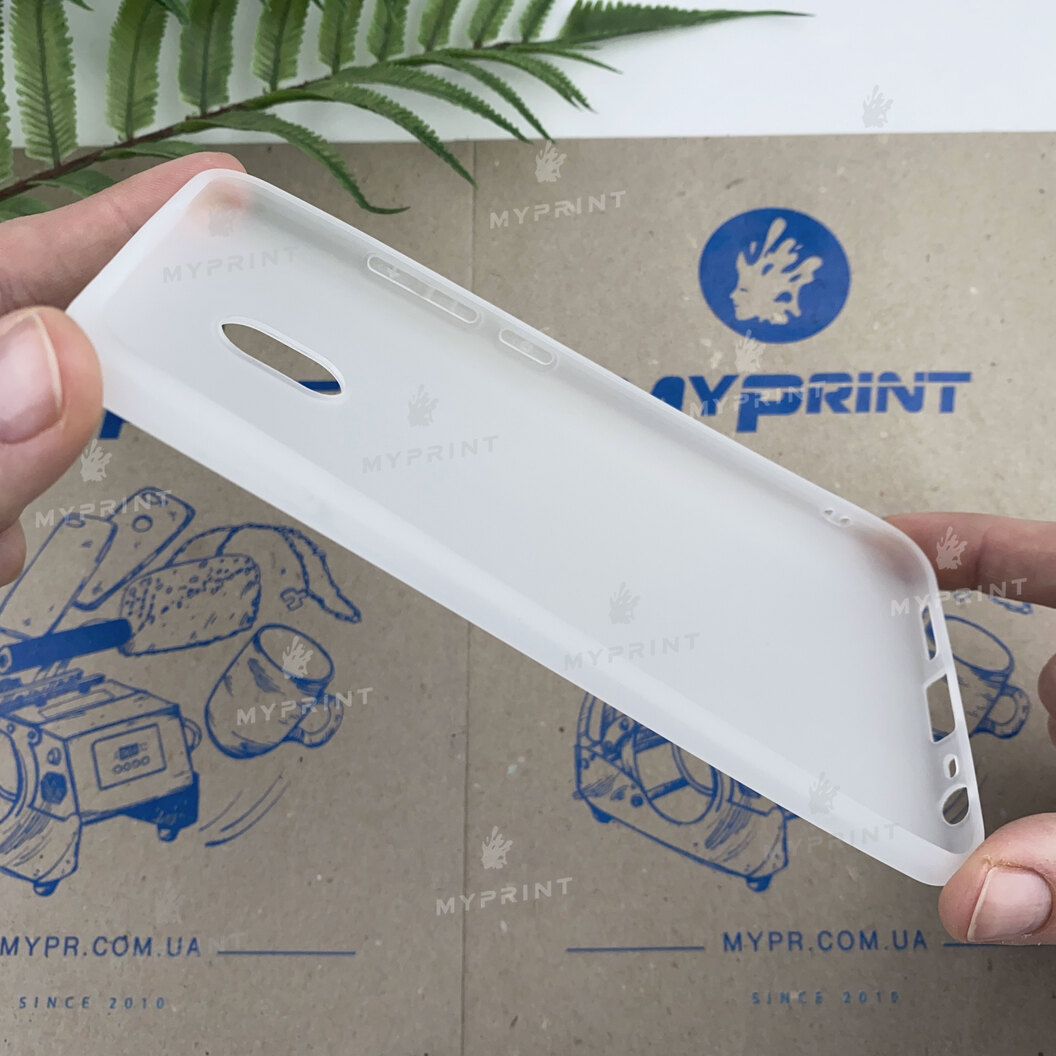 Чохол силіконовий для Xiaomi Redmi 8a білий (6681) - фото 3 - Чохли для УФ друку
