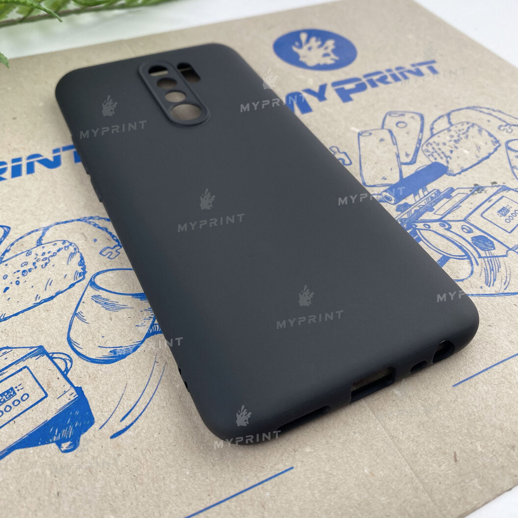 Чохол силіконовий для Xiaomi Redmi 9 чорний (6682) - фото 2 Чохол силіконовий для Xiaomi Redmi 9 чорний (6682) - фото 2 - Чохли для УФ друку