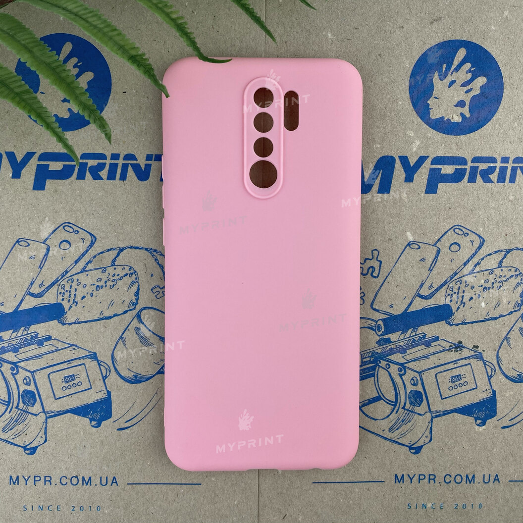 Чохол силіконовий для Xiaomi Redmi 9 рожевий (6683) - фото 1 Чохол силіконовий для Xiaomi Redmi 9 рожевий (6683) - фото 1 - Чохли для УФ друку