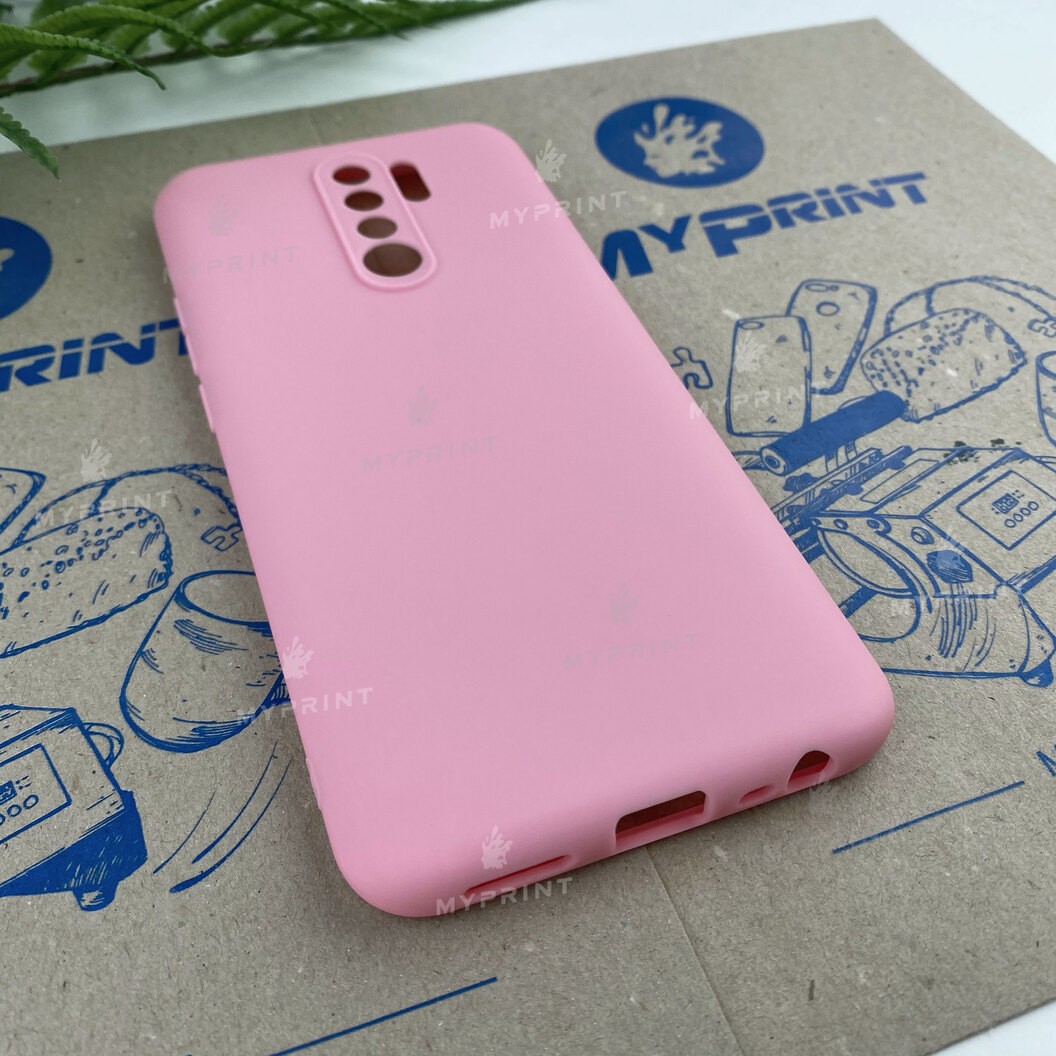 Чохол силіконовий для Xiaomi Redmi 9 рожевий (6683) - фото 2 Чохол силіконовий для Xiaomi Redmi 9 рожевий (6683) - фото 2 - Чохли для УФ друку