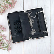 Clutch for sublimation with golden sequins (5335) - фото 5 Clutch for sublimation with golden sequins (5335) - фото 5 - Blanks for sublimation