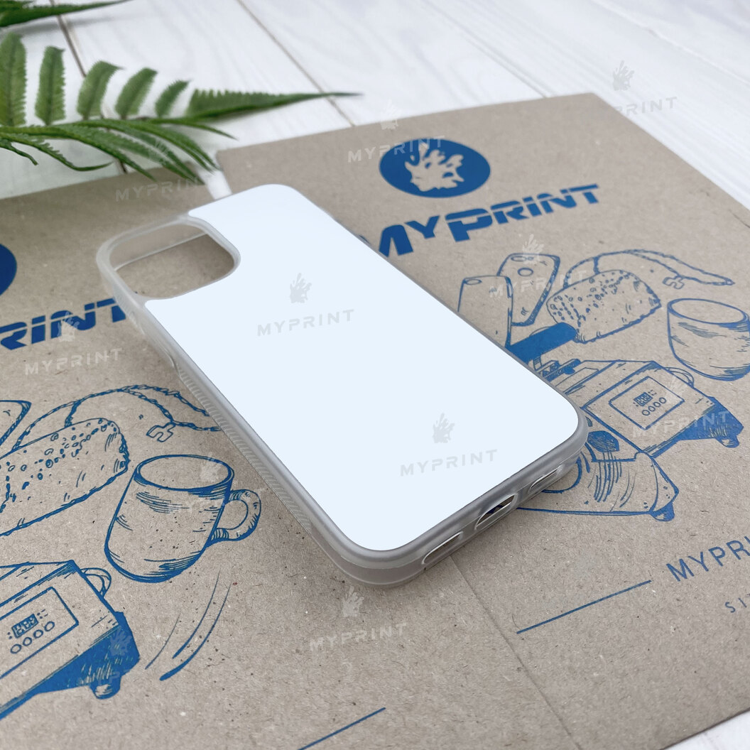Чехол для сублимации 2D силиконовый (TPU) для iPhone 12 Mini (5.4) прозрачный (6710) - фото 2 Чехол для сублимации 2D силиконовый (TPU) для iPhone 12 Mini (5.4) прозрачный (6710) - фото 2 - Заготовки для сублимации