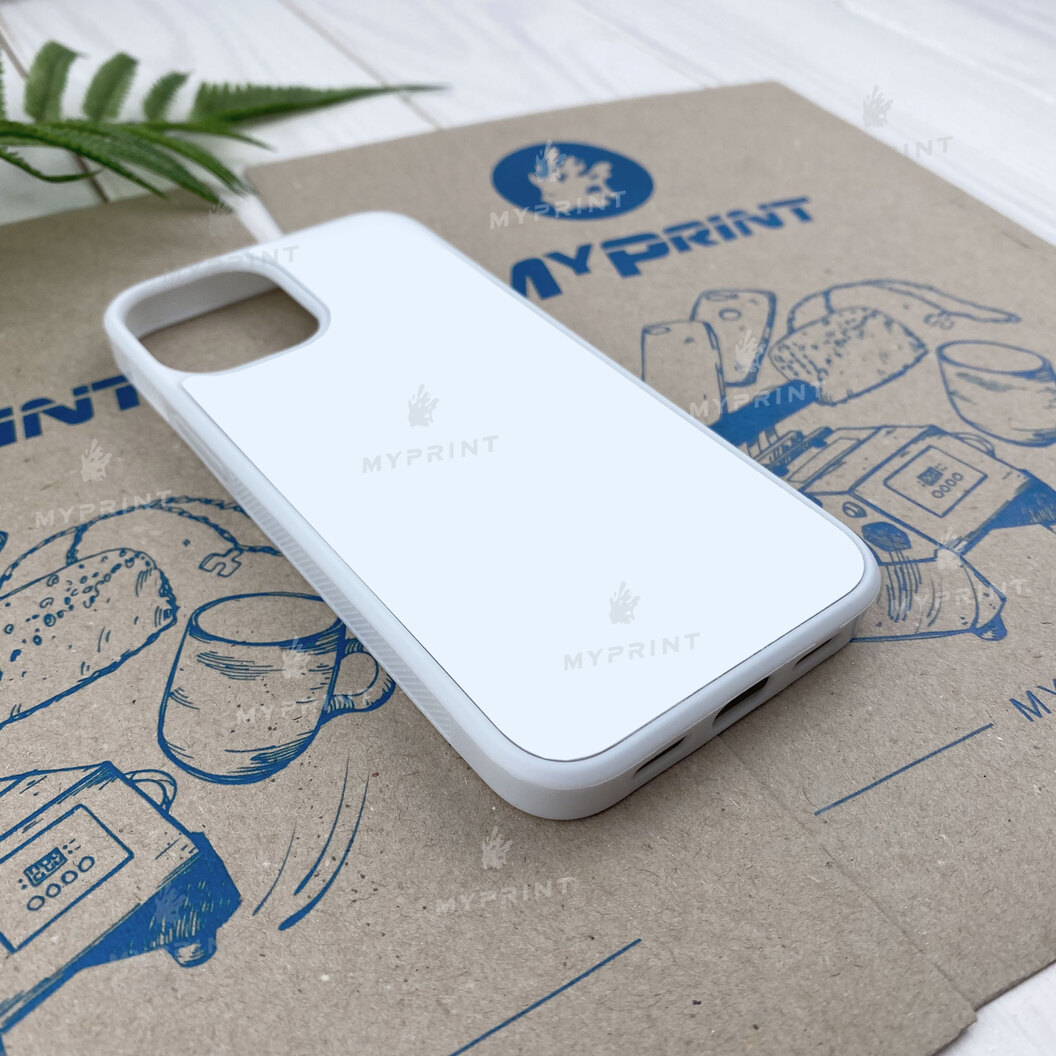Чехол для сублимации 2D силиконовый (TPU) для iPhone 12 Mini (5.4) белый (6709) - фото 2 Чехол для сублимации 2D силиконовый (TPU) для iPhone 12 Mini (5.4) белый (6709) - фото 2 - Заготовки для сублимации