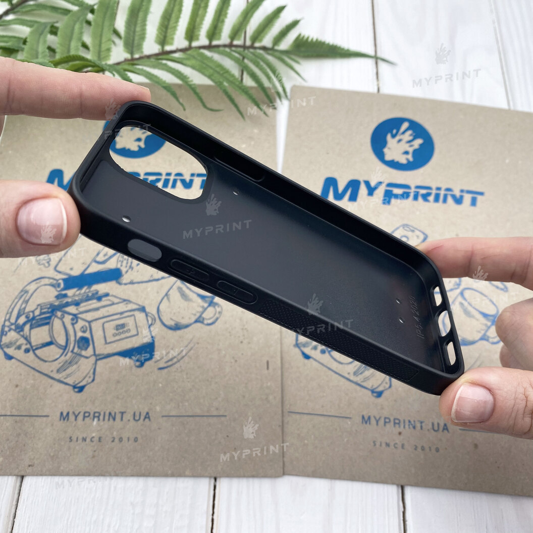 Чехол для сублимации 2D силиконовый (TPU) для iPhone 12 Mini (5.4) черный (6711) - фото 3 Чехол для сублимации 2D силиконовый (TPU) для iPhone 12 Mini (5.4) черный (6711) - фото 3 - Заготовки для сублимации