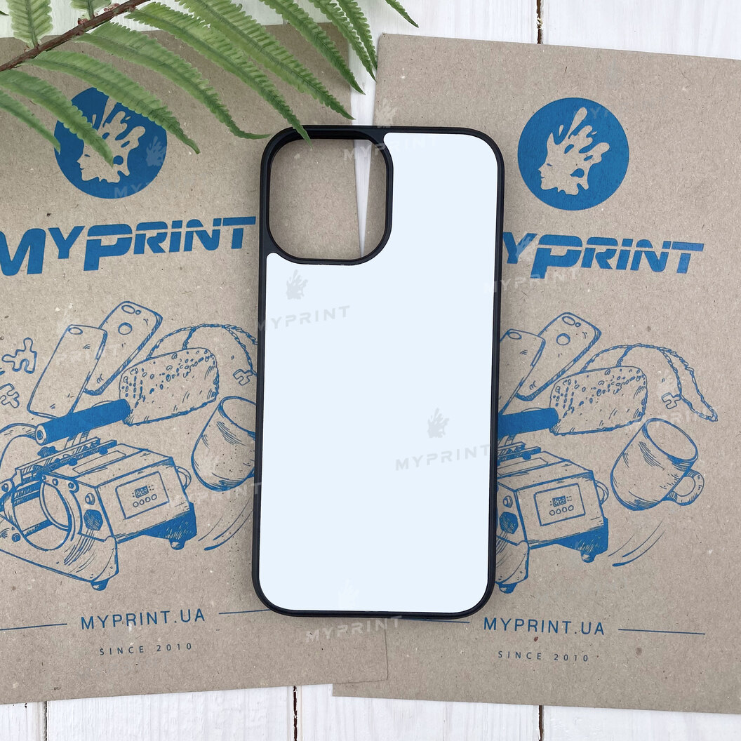 Чехол для сублимации 2D силиконовый (TPU) для iPhone 12 Pro Max (6.7) черный (6718) - фото 1 Чехол для сублимации 2D силиконовый (TPU) для iPhone 12 Pro Max (6.7) черный (6718) - фото 1 - Заготовки для сублимации