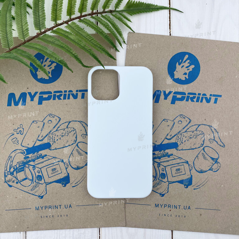 Cover for sublimation 3D plastic for iPhone 12/12 Pro (6.1) matte (6864)  Cover for sublimation 3D plastic for iPhone 12/12 Pro (6.1) matte (6864)