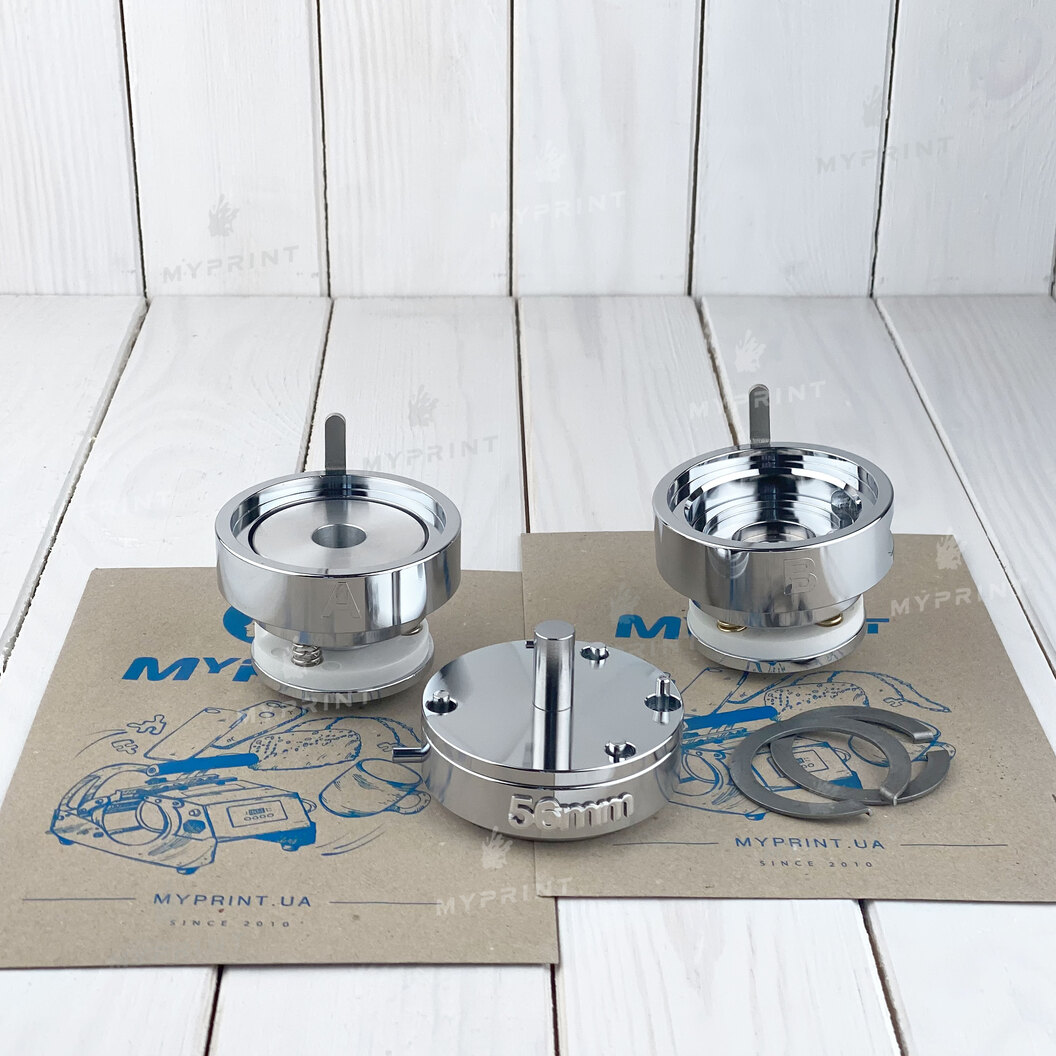 Змінна насадка до станка для значків d = 56 мм (6980) - фото 3 Змінна насадка до станка для значків d = 56 мм (6980) - фото 3 - Обладнання і заготовки для значків магнітів брелоків