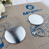 Заготовка для закатного брелока металевого 56 мм (6996) - фото 3 Заготовка для закатного брелока металевого 56 мм (6996) - фото 3 - Обладнання і заготовки для значків магнітів брелоків