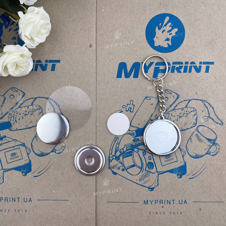 Заготовка для закатного брелока одностороннього 32 мм (6997) 