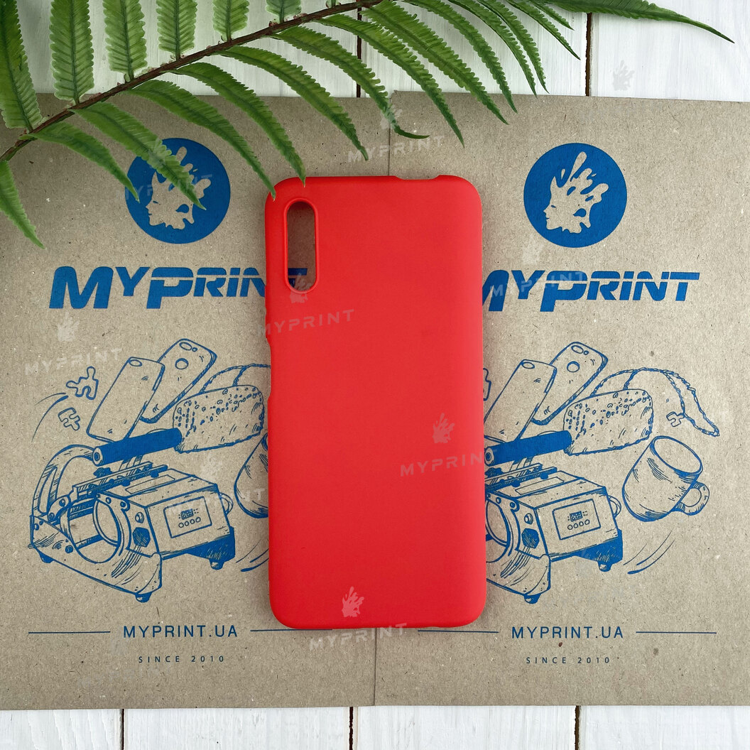 Silicone case for Huawei Honor 9X Pro red (6563) - фото 1 Silicone case for Huawei Honor 9X Pro red (6563) - фото 1 - Covers for UV printing
