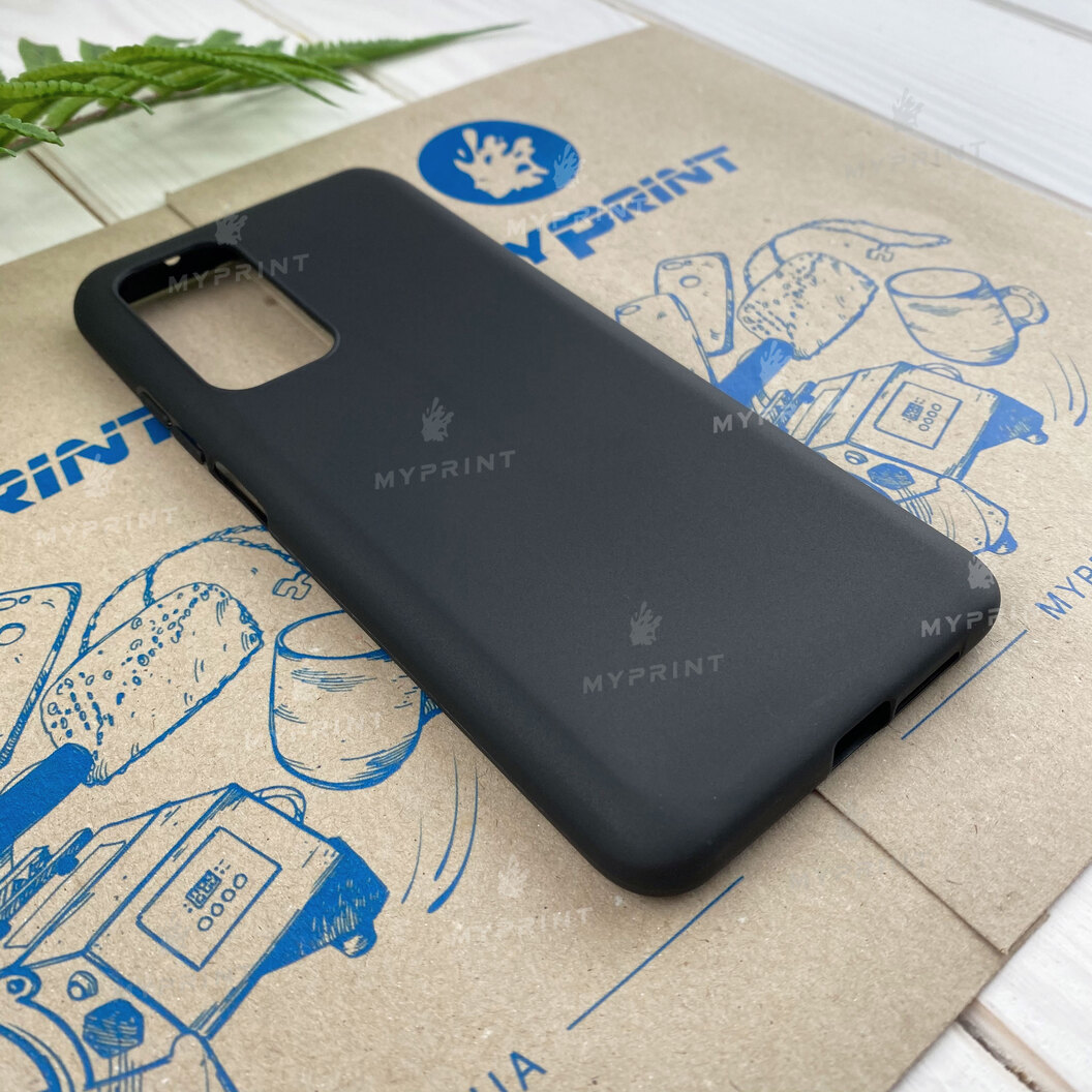 Чохол силіконовий для Xiaomi MI 10T / MI 10T Pro чорний (7037) - фото 2 Чохол силіконовий для Xiaomi MI 10T / MI 10T Pro чорний (7037) - фото 2 - Чохли для УФ друку