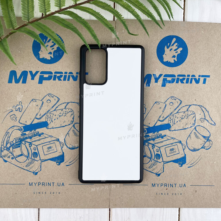 Чохол для сублімації 2D силіконовий (TPU) для Samsung Note 20 чорний (6726)  Чохол для сублімації 2D силіконовий (TPU) для Samsung Note 20 чорний (6726)