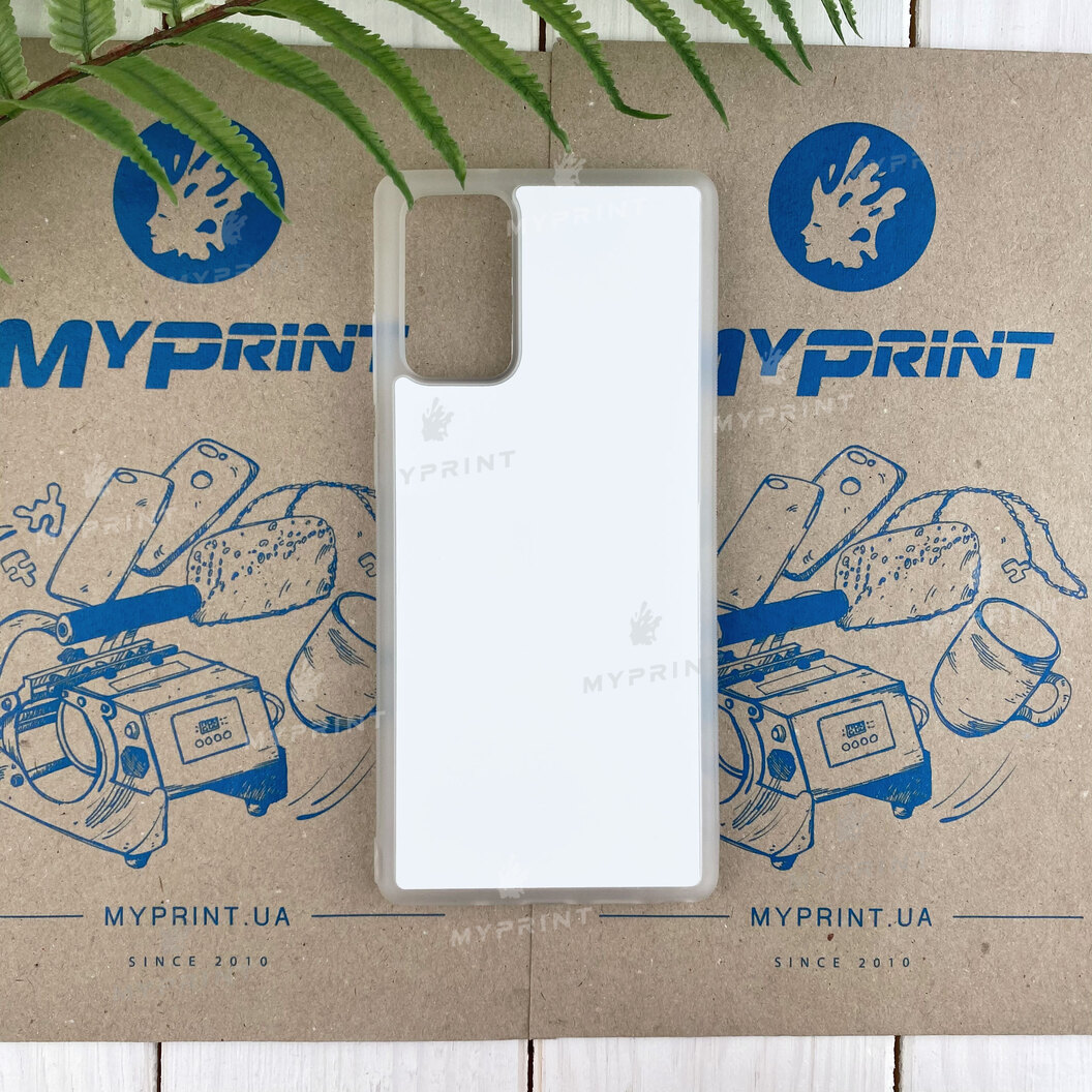Cover for sublimation 2D silicone (TPU) for Samsung Note 20 transparent (6728) - фото 1 Cover for sublimation 2D silicone (TPU) for Samsung Note 20 transparent (6728) - фото 1 - Blanks for sublimation