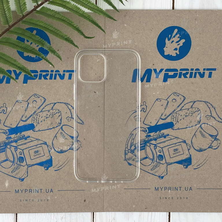 Чохол силіконовий для iPhone 12/12 Pro прозорий (7075) 