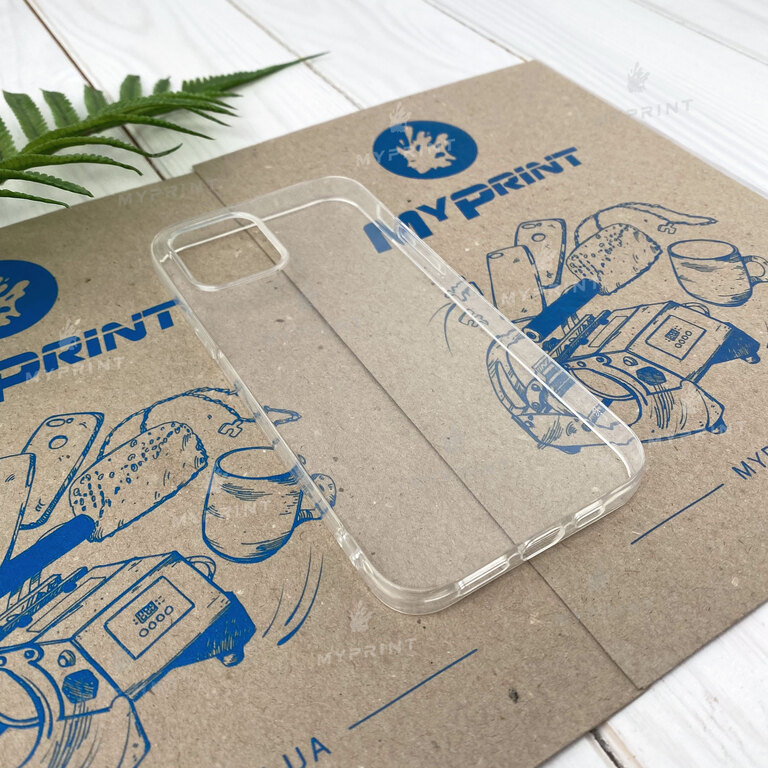 Чохол силіконовий для iPhone 12/12 Pro прозорий (7075) 