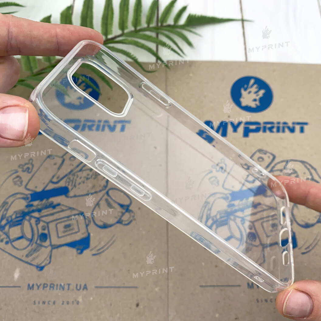 Чохол силіконовий для iPhone 12/12 Pro прозорий (7075) - фото 3 Чохол силіконовий для iPhone 12/12 Pro прозорий (7075) - фото 3 - Чохли для УФ друку