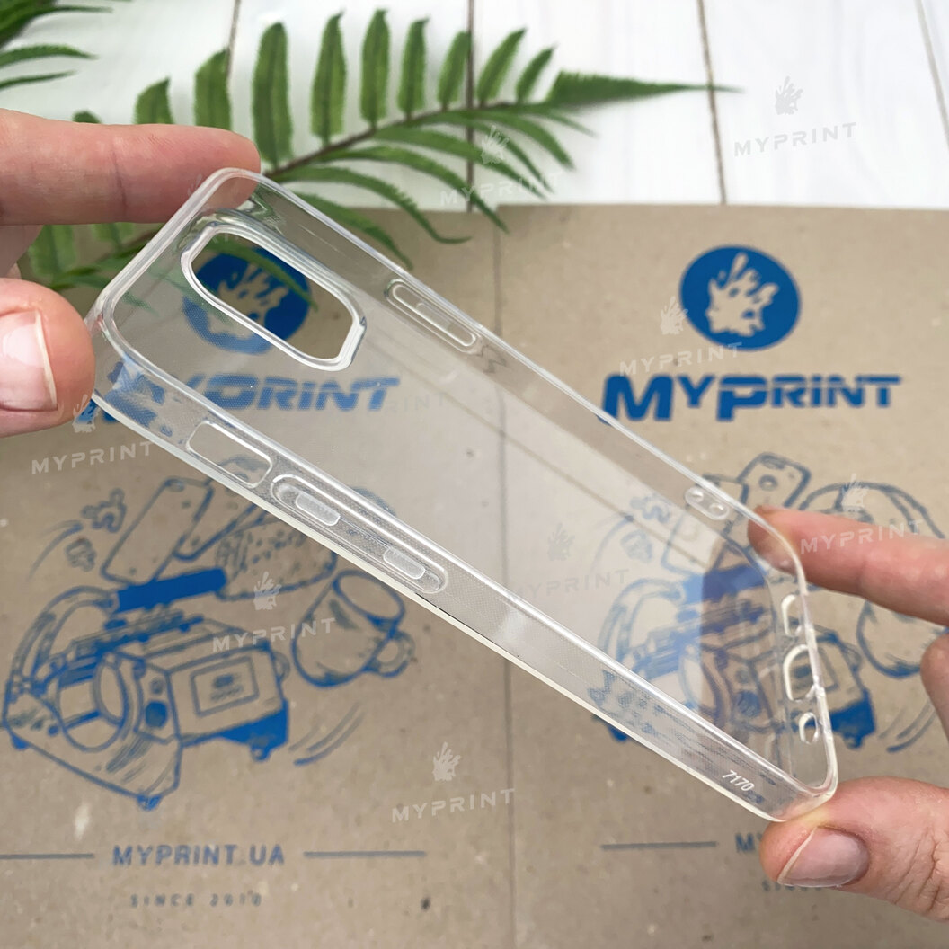 Чохол силіконовий для iPhone 12 Mini прозорий (7076) - фото 3 Чохол силіконовий для iPhone 12 Mini прозорий (7076) - фото 3 - Чохли для УФ друку