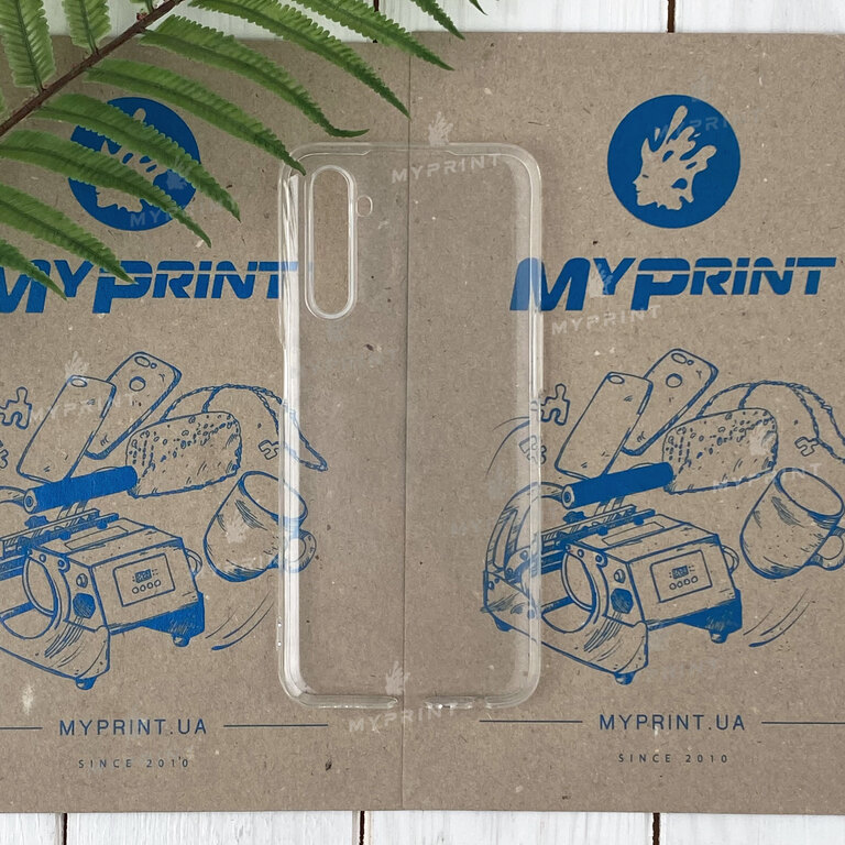 Чохол силіконовий для Realme 6 прозорий (7085) 