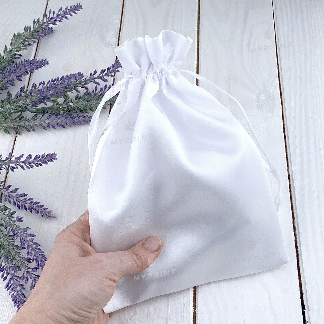 Подарочный мешочек (мешочек для пазлов) для сублимации атласный 16,5*23 см (7122) - фото 3 Подарочный мешочек (мешочек для пазлов) для сублимации атласный 16,5*23 см (7122) - фото 3 - Заготовки для сублимации