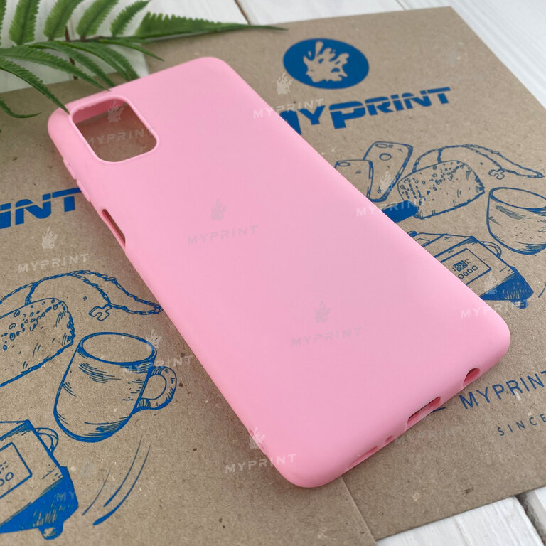 Чохол силіконовий для Samsung M51 рожевий (7125) 