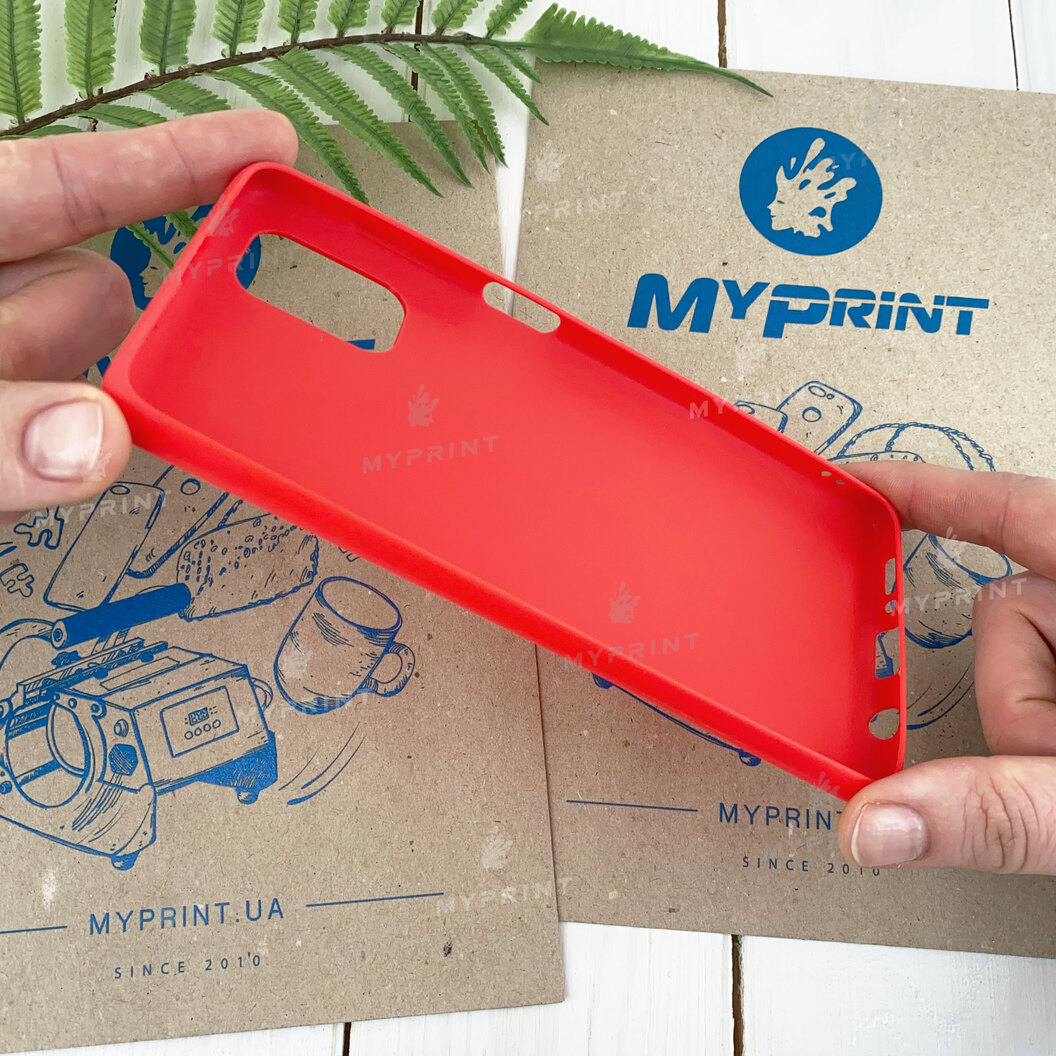 Silicone cover for Samsung M51 red (7124) - фото 3 Silicone cover for Samsung M51 red (7124) - фото 3 - Covers for UV printing