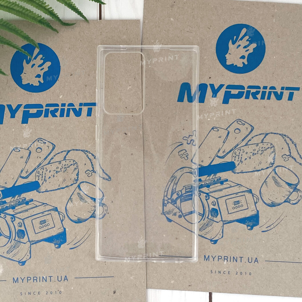Чохол силіконовий для Samsung Note 20 Ultra прозорий (7133) - фото 1 Чохол силіконовий для Samsung Note 20 Ultra прозорий (7133) - фото 1 - Чохли для УФ друку