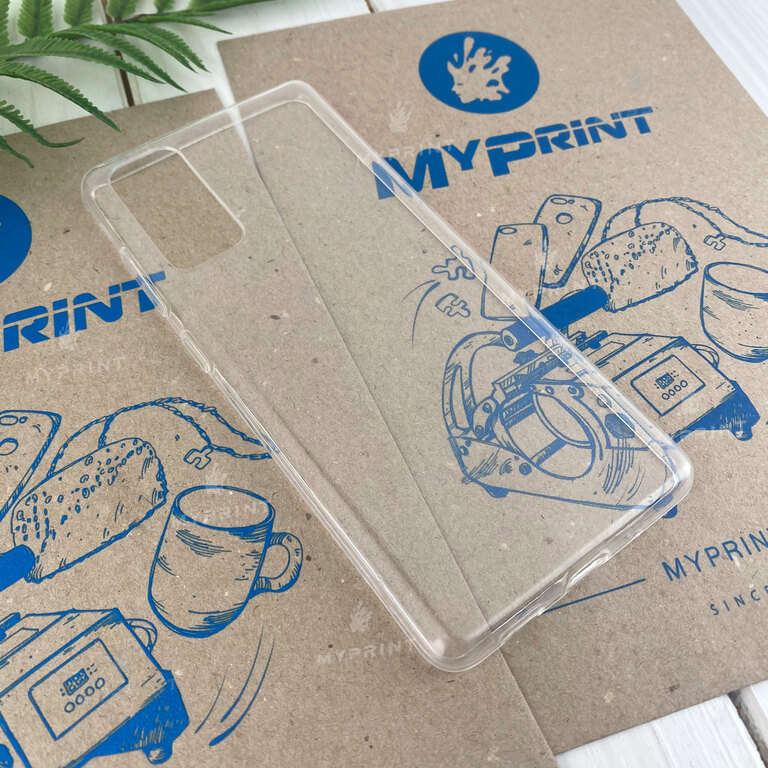 Silicone cover for Samsung S20 FE transparent (7166) 