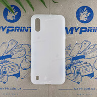 Чохол силіконовий для Samsung A01 / M01 білий (6690) - фото 1 - Чохли для УФ друку